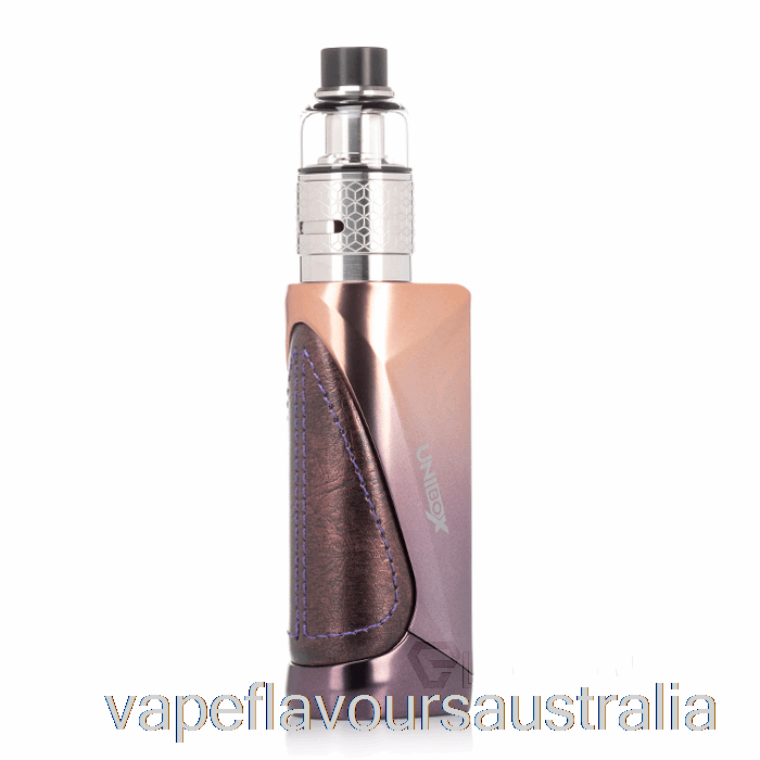 Vape Nicotine Australia OXVA UNIBOX PnM 80W Starter Kit Gold Purple
